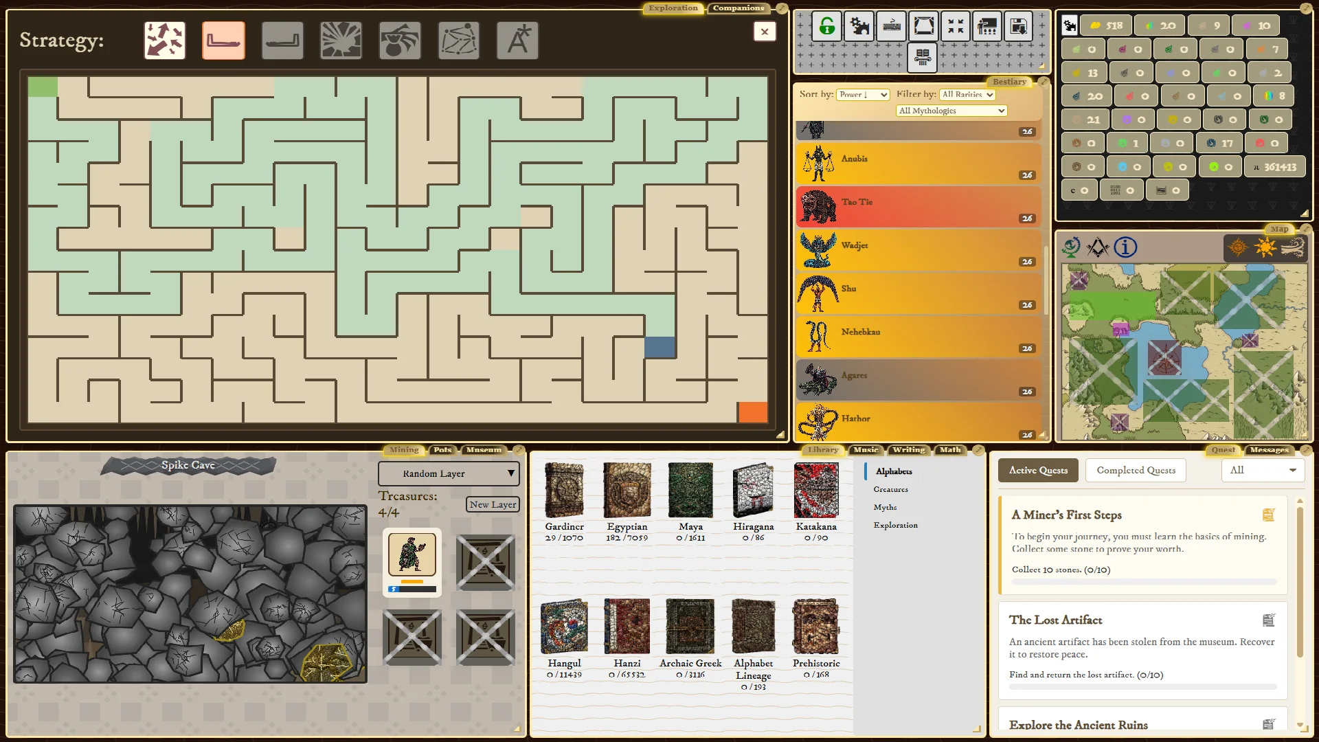 Myth Requiem - Screenshot 4 - Mythology Game Logic